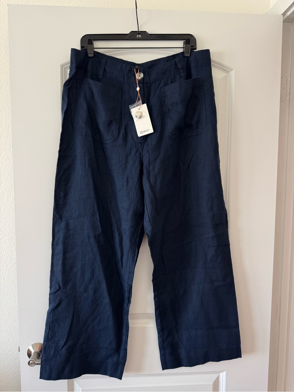 NWT Quince 100% Linen Pants Size 16